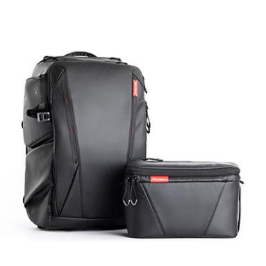 狼族优选丨PGYTECH OneMo 蒲公英 暮光黑 双肩摄影包 25L（送单肩包） 商品图1