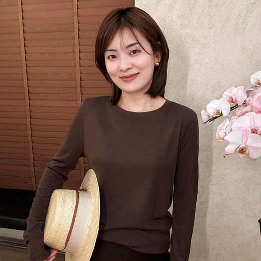 【部分现货】良木礼桑蚕丝长T(528876) 商品图1