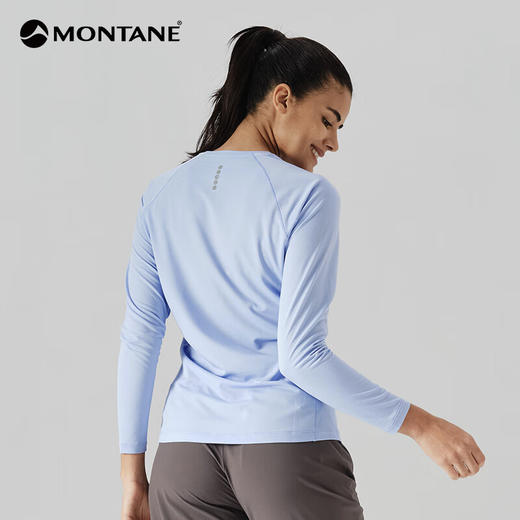 MONTANE 盟泰恩女款APOLLOS速干长袖T恤轻量户外速干衣弹力透气排汗 商品图4