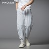 PINLI品立2025夏季新款男士宽松束脚工装裤潮牌百搭直筒休闲长裤GD252117348 商品缩略图5