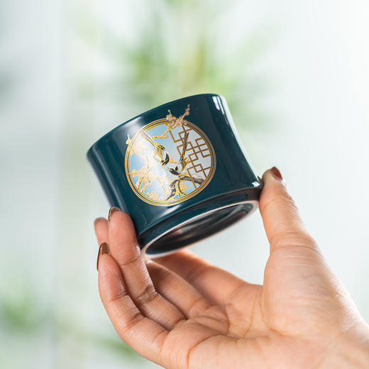 因为有你 温暖四季｜《温暖四季》感温变色茶杯｜春夏秋冬 四季杯 礼品杯 感温变色杯 竹节杯 商品图9