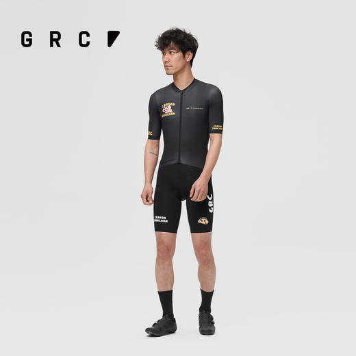 GRC桀骜无尽春夏新款骑行服蜡笔小新联名双箭头骑行背带短裤男 商品图4