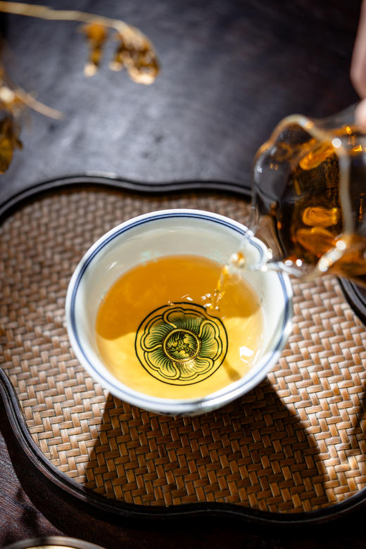 富玉窑【八字真言】景德镇陶瓷主人杯单杯青花玲珑柴窑茶杯压手杯 商品图5