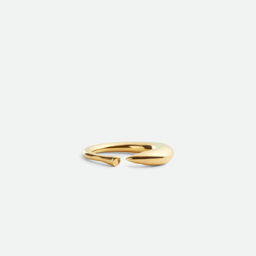 ROMI STUDIO 合金戒指 小众简约沙丁鱼极简开口双色戒指 23AWS104 商品图2