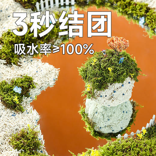 喵铮铮除臭力猫砂 5斤/包 超强除臭猫咪家用膨润土豆腐砂 商品图3