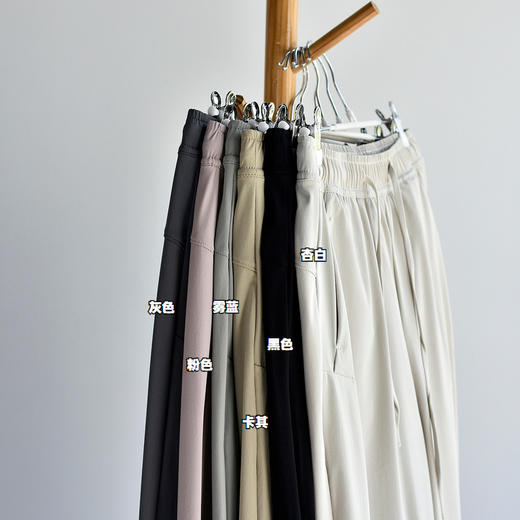 【专柜大牌品质】【王牌奶皮裤】男女同款夏薄锦纶冰感直筒九分防晒透气孔休闲裤 商品图3