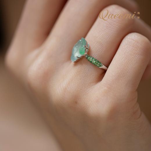 「貔貅」18K白沙弗莱戒指 商品图0