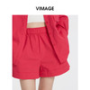 VIMAGE纬漫纪秋季新款高腰显瘦休闲短裤女V2005608 商品缩略图2