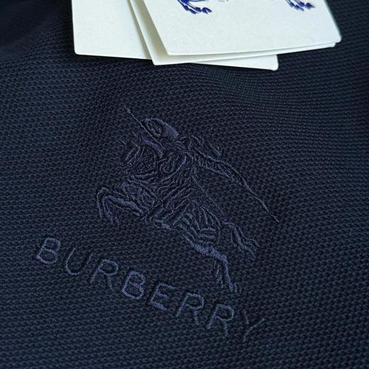 BUR战马刺绣三粒扣珠地Polo衫 纯棉大网孔蜂窝编织珠地 商品图4