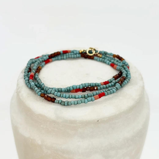 订购8周到｜Elise Tsikis-Naruna-多色 绿松石 石榴石 白松石 项链［法国设计师］ 商品图6