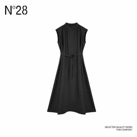 【破价】N°28 ‘女主裙’2025夏季新款气质连衣裙女半袖圆领裙子885242L550/885242L551 商品图4