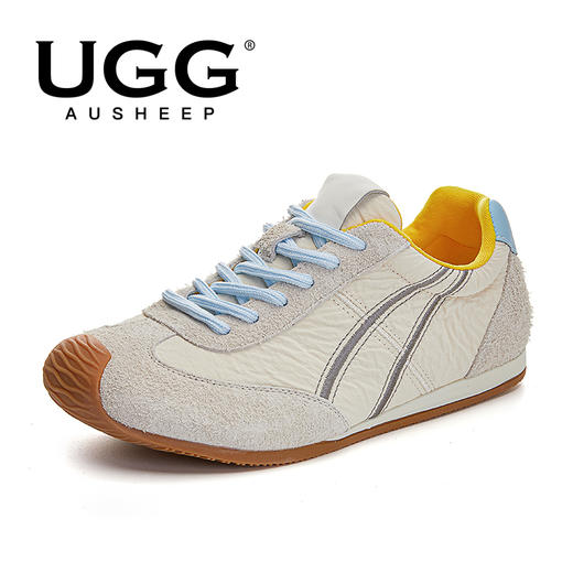 澳洲UGG拼接真皮女鞋百搭德训鞋 商品图10