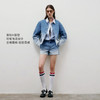 lost in echo2025春夏新款时尚宽松显瘦简约毛边渐变牛仔短裤女 商品缩略图1