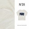 N°28 2025夏季新款百搭短袖T恤条纹字母印花上衣895241M121 商品缩略图1