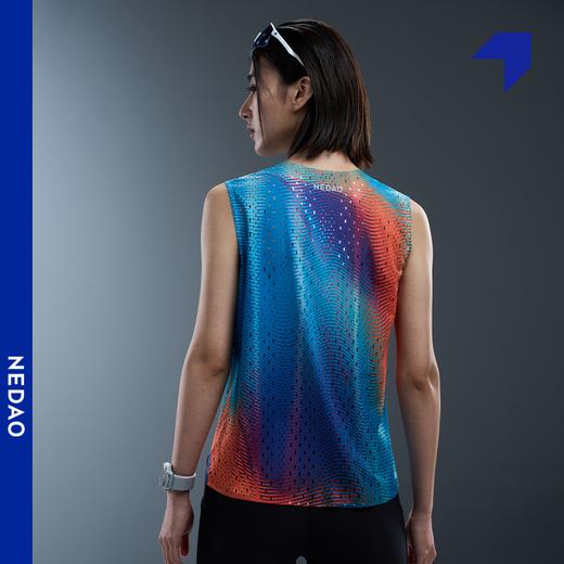 NEDAO内道灿影风洞坎肩女新款大风洞透气轻量越野马拉松无袖跑步坎肩 商品图4