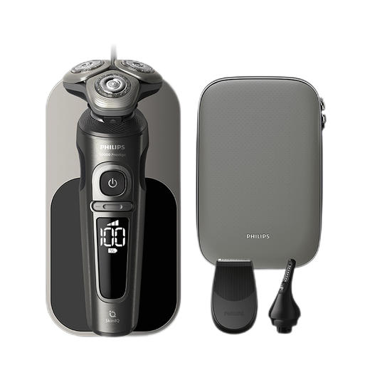 PHILIPS飞利浦蜂巢奢享9系 SkinIQ肌能感应电动剃须刀（SP9879） 商品图0