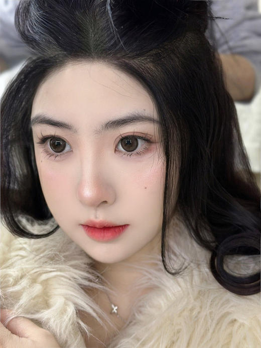 【日抛和半年抛】 热泪煮冰fullygift  |  大直径14.5，着色直径13.8 |【同品牌多盒或多副购买更划算，具体活动可以咨询在线客服】清纯狗狗眼美瞳 婚纱照 商品图0