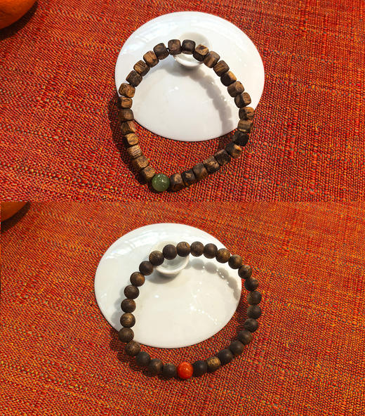 方糖/简约沉香单圈手串-配饰造型随机 商品图0