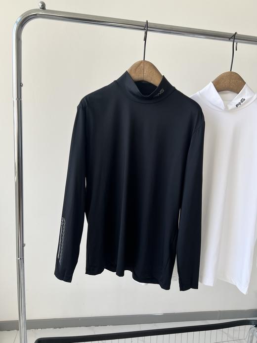 PI NG半高领男款高尔夫打底衫，纯原单货，韩国🇰🇷客供面料，四面弹，舒服透气性好，运动健身或者日常穿都超舒服，经典的半高领设计，百搭！ 商品图0