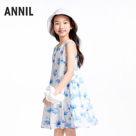【实体店同款】女童无袖连衣裙夏季新款安奈儿童装AG523632 商品图2