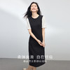 【专属特价】熙世界通勤风假两件连衣裙女2025夏季新款气质收腰圆领泡泡袖裙子 商品缩略图1