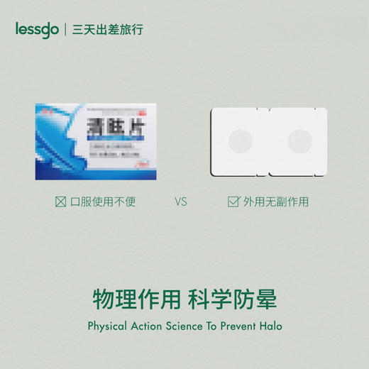 lessgo/利事多 晕车贴 出行必备 多规格可选 10片/盒 商品图5
