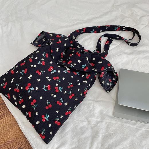 【YW】无忧购韩系ins小清新雪纺荷叶边单肩大容量手提托特包52202(截单后7-15天发货) 商品图7