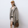 lost in echo2025春夏新款高级牛角扣立体大口袋茧型宽松风衣外套 商品缩略图0