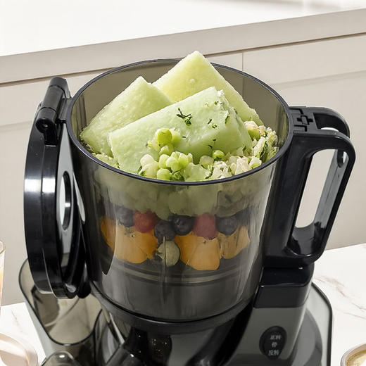 TT大口径原汁机 T600 | 整颗水果免切鲜榨 2300ml大储料仓 附柠檬专用榨汁杯  渣汁分离 低分贝静音榨汁机 家用&商用 头条电器 商品图4