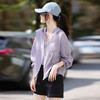 【夏日新品】熙世界夏季防晒衣外套女短款户外穿搭防紫外线轻薄透气防晒服上衣 商品缩略图4