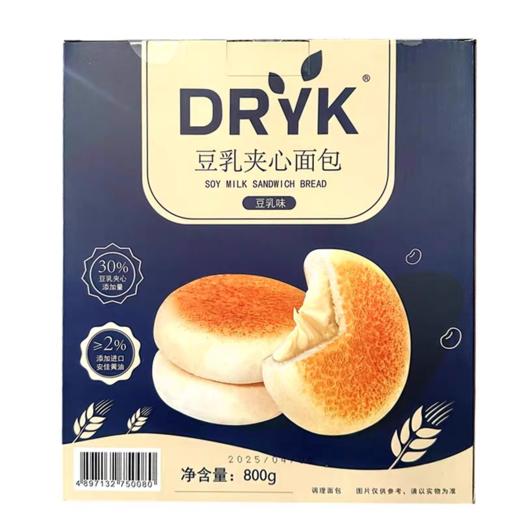 DRYK迪瓦克豆乳夹心面包(豆乳味，约含20小包) 商品图12