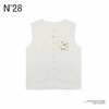 N°28 2025夏季新款外搭马甲刺绣百搭复古上衣885242B526 商品缩略图2
