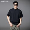 PINLI品立2025夏季新款纯色简约百搭短袖T恤男士潮牌宽松休闲上衣GD252111333 商品缩略图0