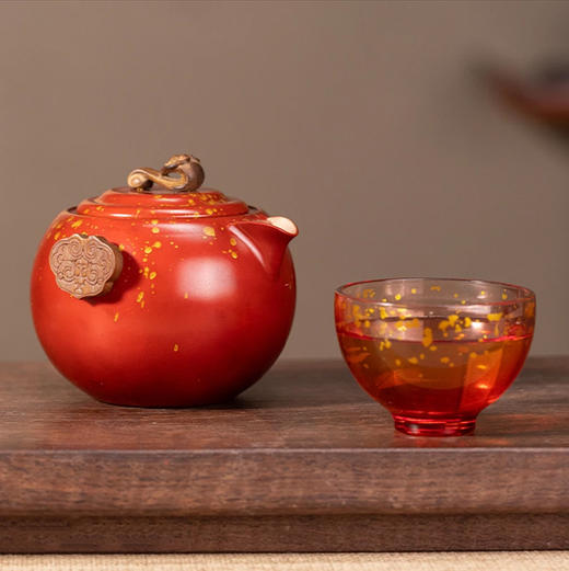 朱炳仁·铜-有金喜快客壶/有瓜聚财壶套组， 国大师监制，一壶饮尽江南春 商品图1