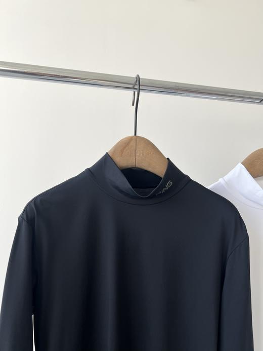 PI NG半高领男款高尔夫打底衫，纯原单货，韩国🇰🇷客供面料，四面弹，舒服透气性好，运动健身或者日常穿都超舒服，经典的半高领设计，百搭！ 商品图1