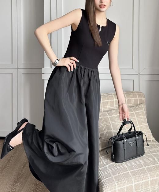 女款拼接背心连衣裙P00 商品图3