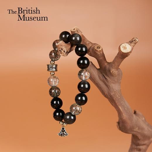大英博物馆 埃及系列 安卡莲花银曜石海藻 手链 商品图0