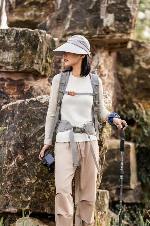 原单正品 lululemon 可拆卸运动防晒帽小姐姐户外活动必备单品～
颜色：黑色灰色米白卡其 商品图13