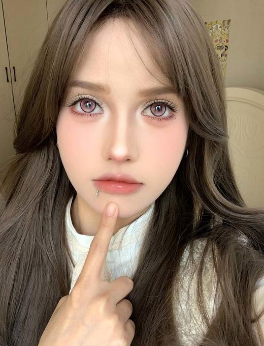 Hot girls（Hotgirl） 半年抛美瞳 黑化版甜妹 直径14.5mm着色13.8mm 商品图1