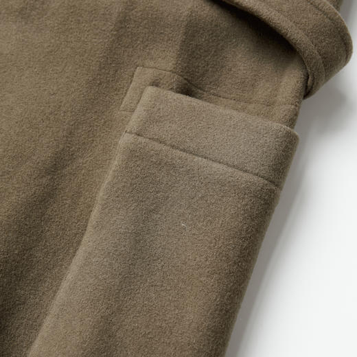 ROMI STUDIO“quiet luxury”100%羊毛廓形双面呢大衣外套23AWW1086 商品图4