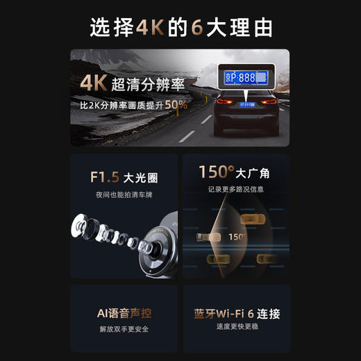 【超值套装】360云台摄像机9Pro+行车记录仪G300 4K 商品图6