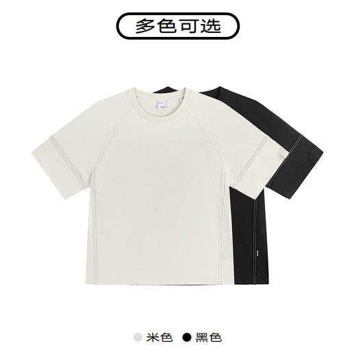 GXG男装 零压系列速干撞色设计圆领短袖T恤男士上衣  夏热卖 商品图3