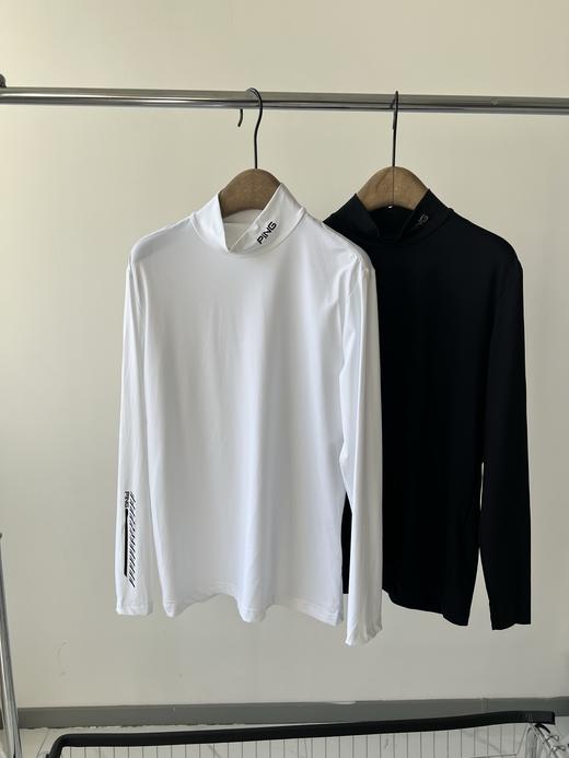 PI NG半高领男款高尔夫打底衫，纯原单货，韩国🇰🇷客供面料，四面弹，舒服透气性好，运动健身或者日常穿都超舒服，经典的半高领设计，百搭！ 商品图0