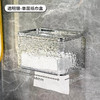 卫生间厕纸盒厕所纸巾盒抽纸盒防水壁挂式免打孔卫生纸卷纸置物架 商品缩略图5