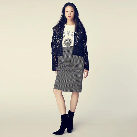 is-ness DISCO UNIV. T-SHIRT 音乐系列廓形短袖T恤 迪斯科大学 商品图1