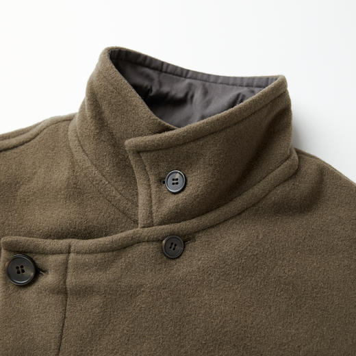 ROMI STUDIO“quiet luxury”100%羊毛廓形双面呢大衣外套23AWW1086 商品图2