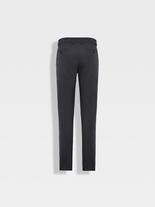 callisto深灰弹力直筒休闲裤 商品图1