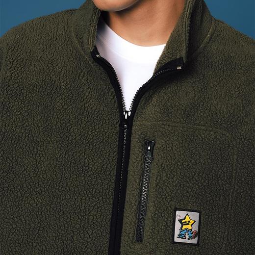 CryingCenter 星星人高领摇粒绒外套 哭喊中心 商品图1