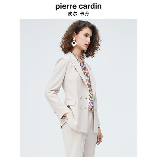 皮尔卡丹女装简约干练修身都市西服上衣P4144U4022M1 商品图1