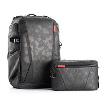 狼族优选丨PGYTECH OneMo 蒲公英 暮光黑 双肩摄影包 25L（送单肩包） 商品图2